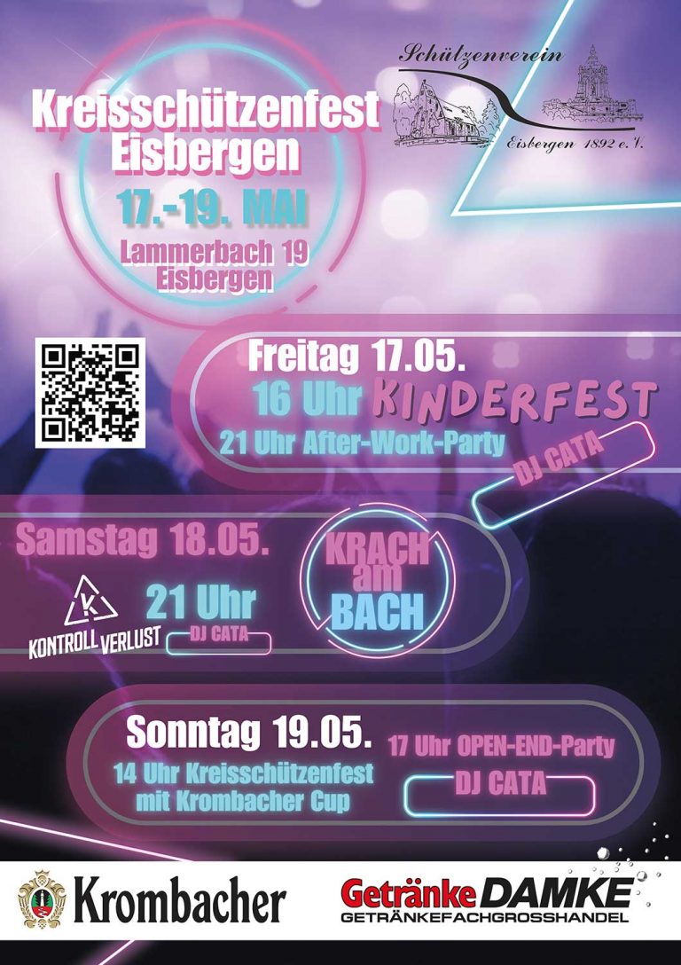 Kreisschützenfest Eisbergen 2024 Plakat