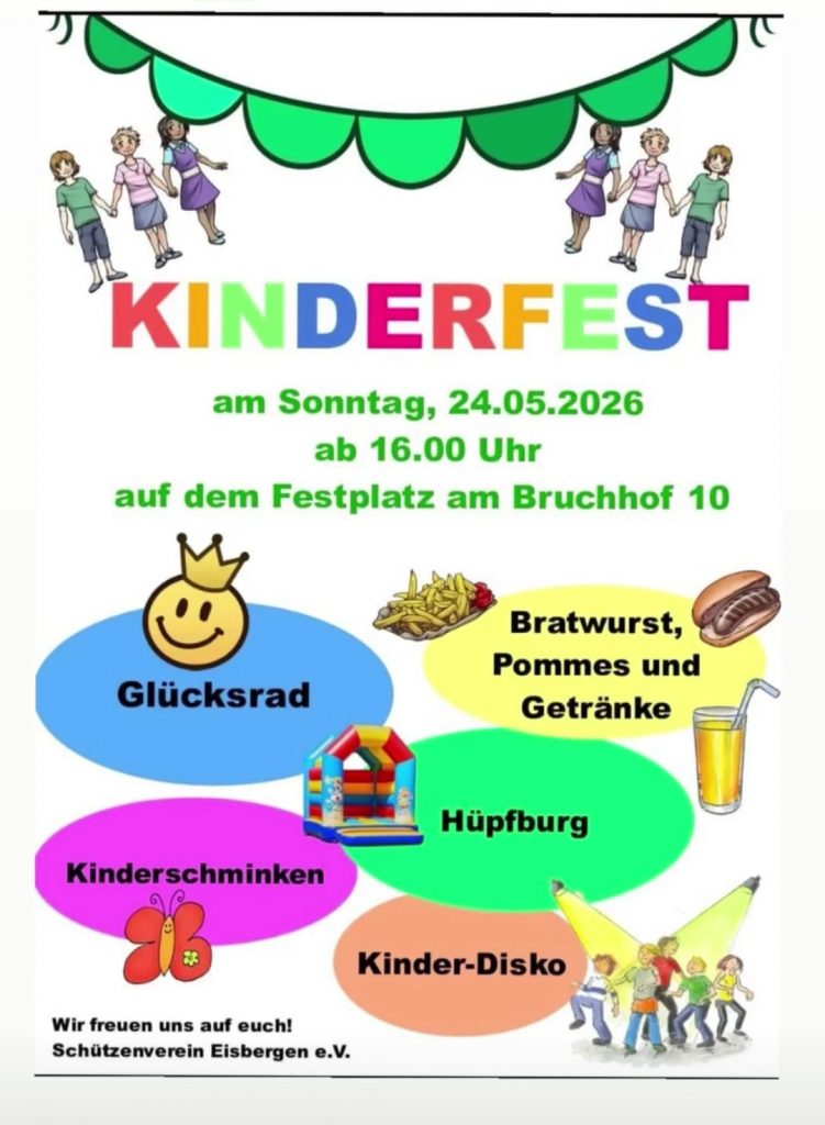 Plakat zum Schützenfest 2026 des SV Eisbergen 1892 e.V