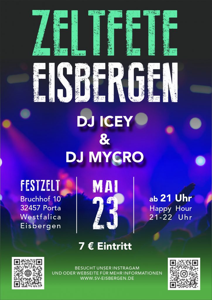 Plakat zum Schützenfest 2026 des SV Eisbergen 1892 e.V